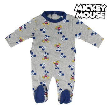 

Baby's Long-sleeved Romper Suit Mickey Mouse 74644 Grey