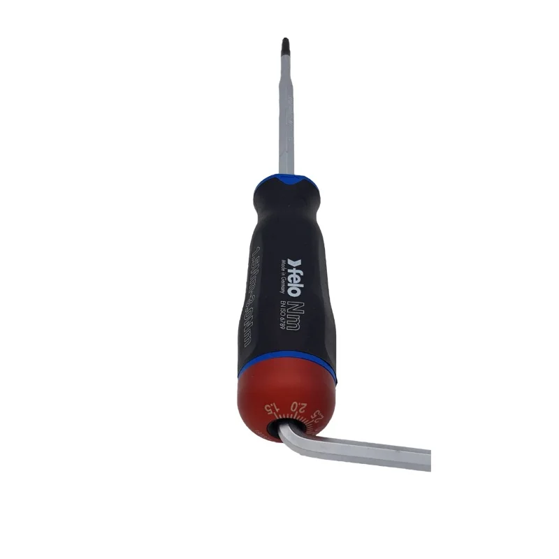 Felo Screwdriver with torque adjustment Series Nm 1,5-3,0 with a set of nozzles 12 pcs in a case 10099216 Used for installation
