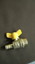 12mm Hose Barb x 1/2 BSP Male Thread Two Way Brass Ball Valve For Oil Water Air