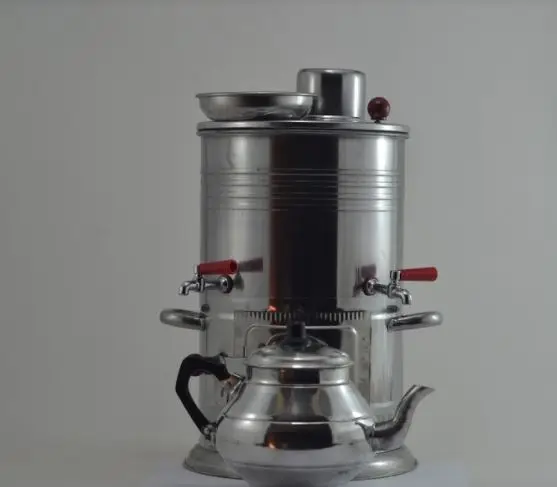 Стальная чайная Кофеварка Samovar с древесным углем|Кофеварки| |