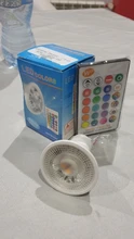 RGB Lamp Bombillas Led-Spots-Light Remote-Control Rgbww-Gu10 Led gu-10 220V 16-Colors