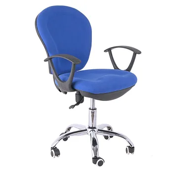 

Office chair RIMINI, arms, gas, contact permanent fabric Blue