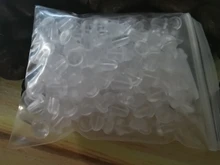 200 unids/lote de pendiente de silicona ronda enchufe de oído bloqueado tapas pendientes tapones traseros para piezas de DIY hallazgos de la joyería de hacer