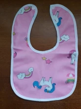 Recién Nacido bebé niño bebé bufanda impermeable, de Saliva bebé Saliva toalla babero de dibujos animados suave pelusa babero (Gamuza + PU impermeable de la capa)