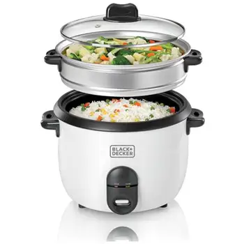 

RC1860 rice cooker capacity 1.8 liters power 700 Watt color SilverBLACK & DECKER33.39