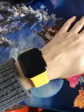 Correa de bucle Solo para Apple Watch, banda de 44mm y 40mm para iWatch de 38mm y 42mm, pulsera de silicona elástica para Apple watch Series 5 3 4 SE 6