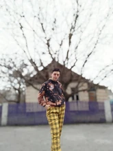 Dropshipping. Exclusivo. Japonés Streerwear hombres pantalones a cuadros Otoño de 2020 de moda de hombre delgado pantalones casuales coreano pantalones de Harem para hombre