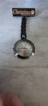 Broche personalizado grabado con tu nombre, Pin de solapa de acero inoxidable, de alta calidad, oro rosa, Fob, reloj de enfermera
