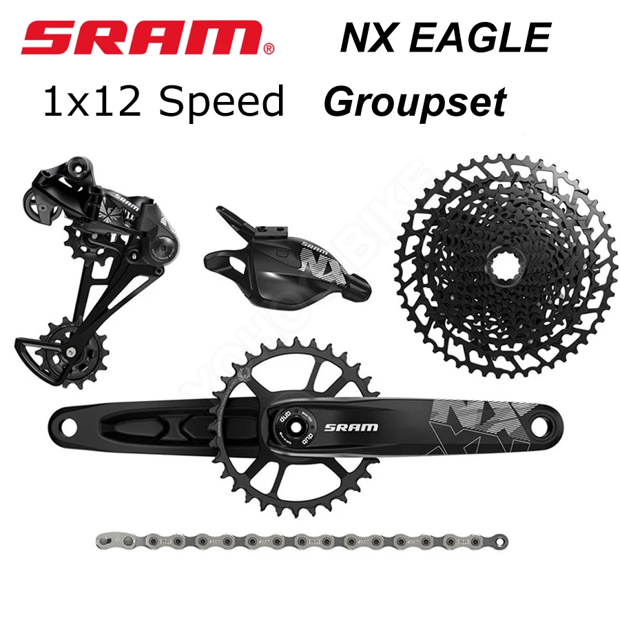 SRAM NX EAGLE 1x12 Groupset 11-50T комплекты Mtb велосипеда 170 мм 34 32T триггерный переключатель