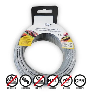 

REEL CABLECILLO BENDABLE 2,5MM GRAY 50MTS LIBRE-HALOGENOS