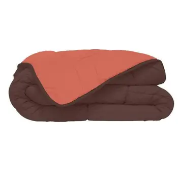 

Microfiber comforter 400g / m² CALGARY Chocolate and Choral 220x240cm