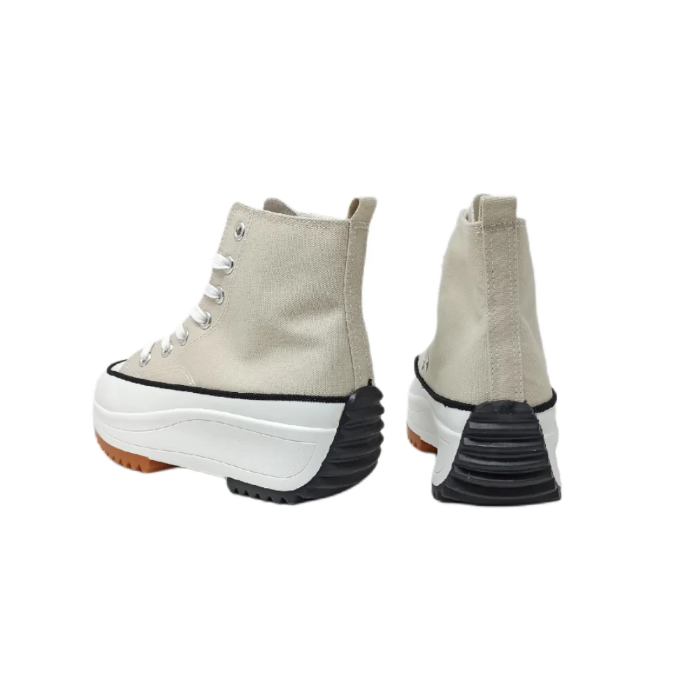 Zapatillas deportivas Tipo Bota Mujer, Zapatos Lona Suela Track cuña , zapatillas transpirables de plataforma,deportivas altas.|Zapatos  vulcanizados de mujer| - AliExpress