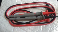 Cleqee P1502 2 uds multímetro sondas reemplazable agujas sonda Universal de prueba para multímetro Digital Cable de antena de Cable 1M