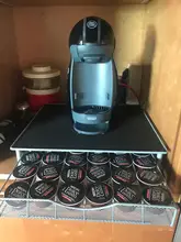 Organizador de 36 Cápsulas Dolce Gusto, fuerte, protege la superficie, tapa antideslizante de caucho
