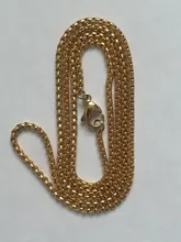 MM 2MM 2,5 MM 3MM cuerda cadenas collar de acero inoxidable DIY collares de la joyería para las mujeres hombres declaración 45CM-75CM