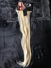 S-noilite 8 unids/set largo recto Clip en extensiones de cabello Real sintético negro marrón rojo rosa púrpura postizos para las mujeres