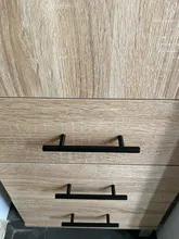 KAK 2 ~ 24 de la puerta de la cocina Bar tira hacia manija perillas del gabinete, 10mm de diámetro de acero inoxidable manija, herrajes para muebles