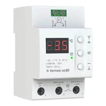 

Терморегулятор TERNEO SN 32 A (32 А, 7 КВТ)