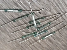 Interruptor de lengüeta de cristal para coche, interruptor de MKA-14103 de 10 Uds., N/O Reed, 10-15AT, 2x14mm A