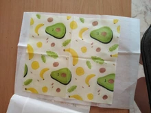 Wraps Beeswax-Wrap Kitchen-Wrap-Replacement Eco-Friendly Organic Reusable 3pack Mixed-Pattern