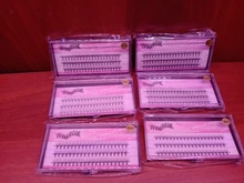 Pestañas de racimo de 60 clústeres/caja, pestañas de extensión de pestañas individuales gruesas bunches maquillaje profesional pestañas postizas