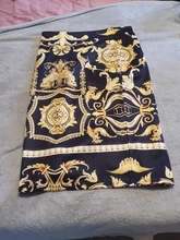 Falda larga con estampado de otoño para mujer, falda larga con estampado de otoño, diseño abstracto, estilo europeo