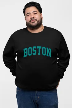 

Angemiel Wear Blue Color Boston Black Men 'S Sweatshirt