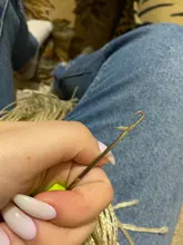 Alileader Crochet aguja de gancho de pelo aguja de tejer para trenzas de punto y ganchillo agujas para Jumbo trenzado giro 1 unids/lote