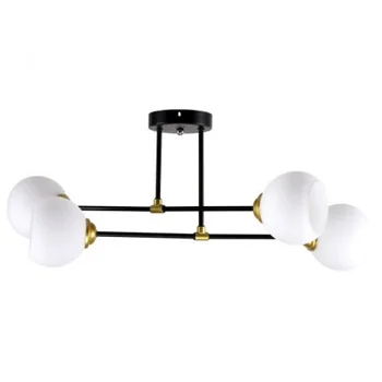 

Chandelier ceiling 4*60 W E27 md.2809-4-S BK + FGD