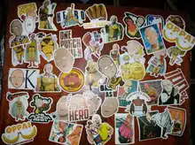 Pegatinas de Graffiti de la serie ONE PUNCH MAN para portátil, Maleta, motocicleta, refrigerador, accesorios de coche, pegatina de estilo de juguete, 49 unids/lote