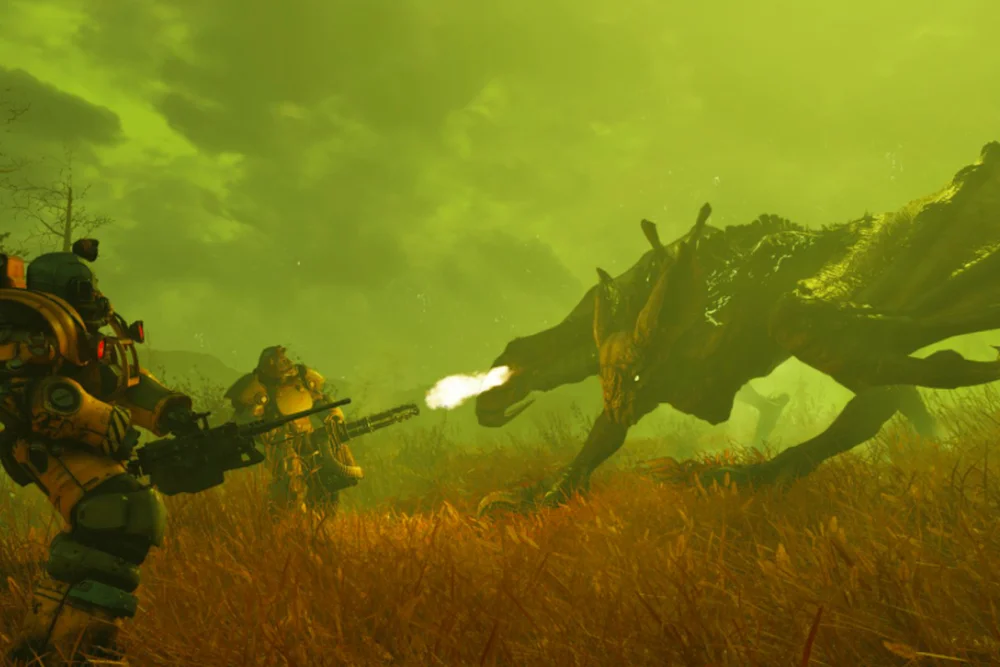 Диск для PS4 FALLOUT 76(рус. субтитры