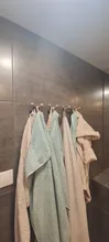 BETOCI-gancho montado en la pared para ropa, gancho de cuerno de vaca para abrigo de baño, bata de dormitorio, gancho para abrigos, accesorios para el hogar y la sala de estar