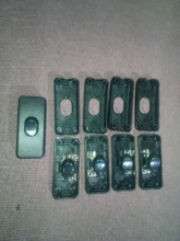 5 unids/lote en/OFF interruptor Inline negro en línea lámpara de mesa lámpara de escritorio luz Cable de interruptor de Cable de 110-250V