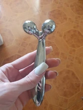 Rodillo masajeador 3D para estiramiento de la piel, herramienta de masaje Facial para estiramiento de la piel, arrugas, Bar360, giratoria, cara delgada Y con forma