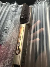 Profissional peines calientes Anti-hirviendo alisador de pelo cepillo de cerámica rizador climatizada eléctrica inteligente cepillo de pelo plancha