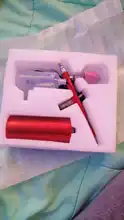Kit de PISTOLA DE PULVERIZACIÓN, Mini compresor de aire de acción, arte de pintura para Arte, modelo, pintura, pulverización, Hobby