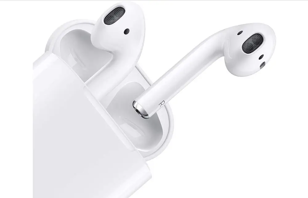 Apple AirPods 2nd с Зарядка чехол наушники Оригинал громкой связи Bluetooth для iPhone IOS iPad MacBook