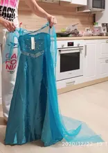 Princess-Dress Fantasy Long-Sleeve Birthday-Party Girls Elegant Summer 4-10T