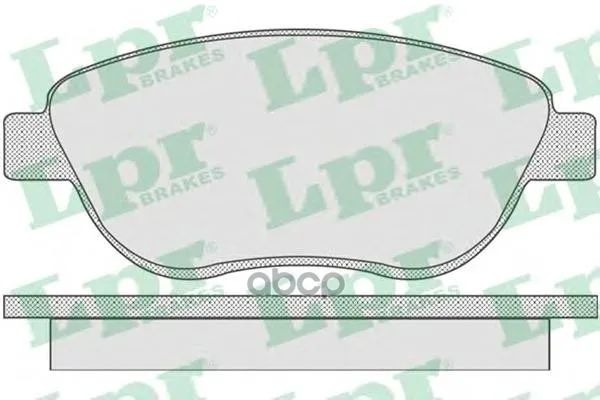 Колодки Тормозные Citroen C4/Berlingo/Fiat Doblo/Peugeot 307/Partner Передние Lpr 05p807 Lpr арт. 05P807
