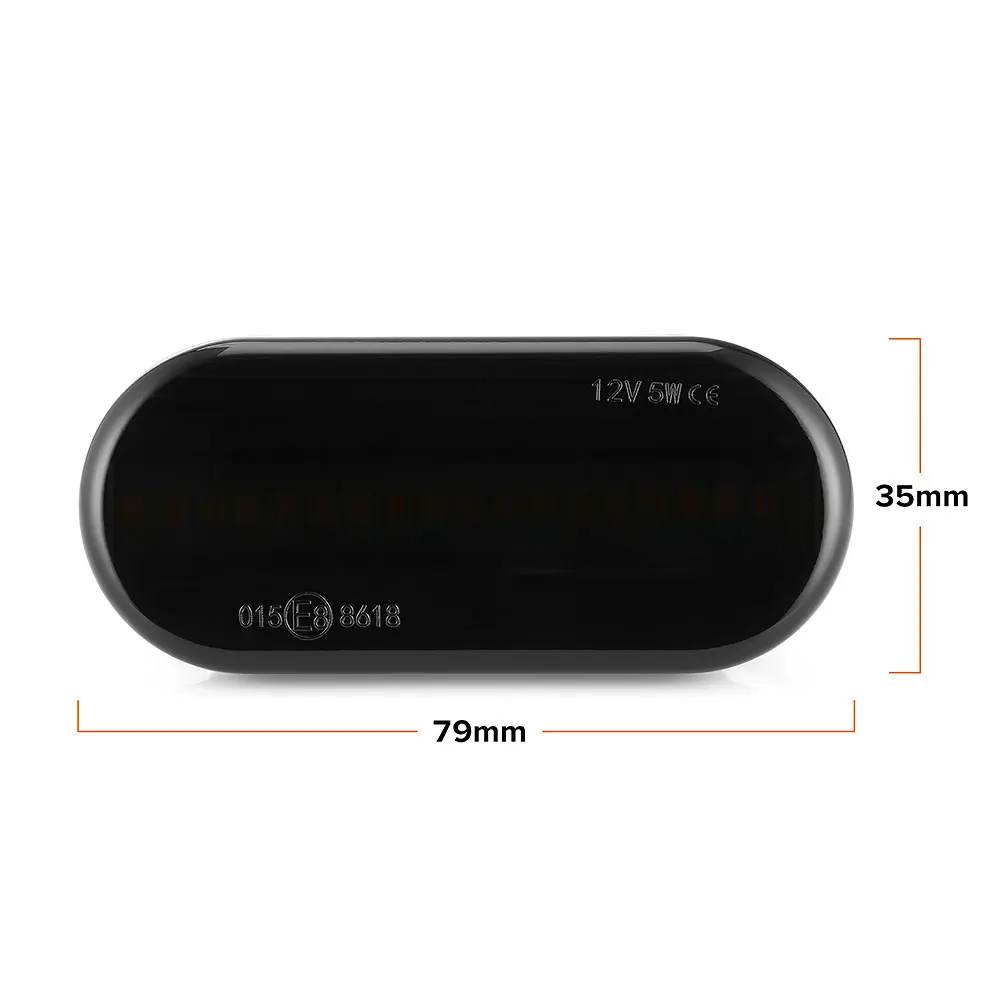 2 шт. светодиодный динамический боковой световой маркер поворотные сигнальные огни для Volkswagen VW Bora Golf 3 4 Polo Passat 3BG сиденье Ibiza Leon Ford C-Max
