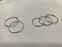 925 anillos de plata esterlina estrecha de 1,2mm para mujer, accesorios de joyería, anillo minimalista de plata 925, regalos para mejores amigos