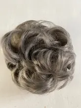 MANWEI-extensiones de cabello elásticas para mujer, cinta para el pelo, mechones de cola de caballo, piezas para el pelo, moño de Donut para novias