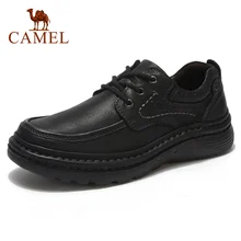 CAMEL/Новинка; уличная мужская повседневная обувь; Мужская обувь ручной работы; обувь в стиле ретро из воловьей кожи; нескользящая легкая мужская обувь