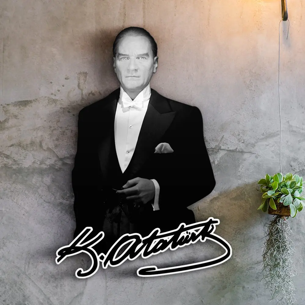 Деревянный настенный стол Ataturk с надписью (модель 3) надежное качество любовь для