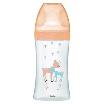 

DODIE Sensation Glass Bottle 270 ml Doe Beige - 0-6 months
