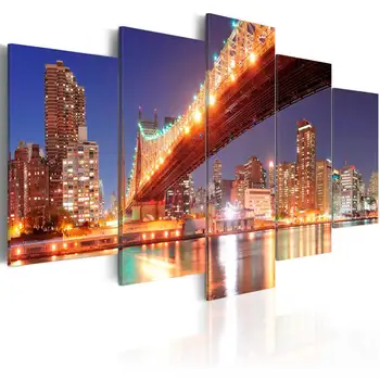 

Picture-gold highlights: New York - 100x50 cm