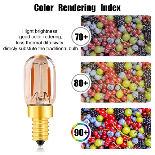 Ganriland e14 led 디 밍이 가능한 전구 e12 e14 220 v 0.5 w 1 w 2 w led 램프 led 필 라 멘 트 밤 빛 샹들리에 led 에디슨 전구 c7 t20 t22 4