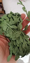 Scrapbooking-Craft Fake-Flower Diy Wreath Gift Wedding-Decoration Green-Leaves Artificial