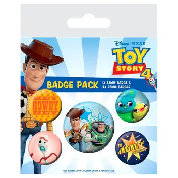 

Set pin badge 5 Toy Story 4 Disney Pixar