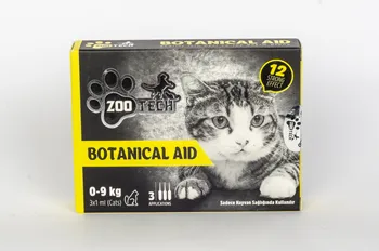 

ZooTech Botanical Aıd Cat Neck Drop n 3x1ml Flakton Feather Care and Health for Flea, Lice, Tick and All Parasites Herbal